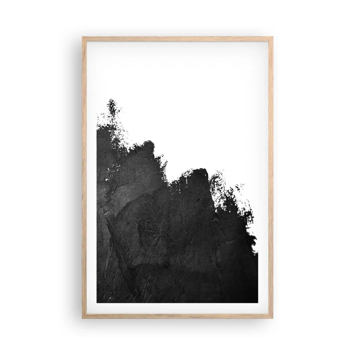 Poster in einem Rahmen aus heller Eiche - Elemente: Erde - 61x91 cm
