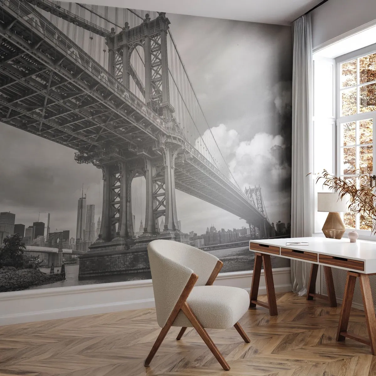 Fototapete Standard Eco - Ins Herz der Stadt - New York, Stadt, Manhattan - 400x280 cm