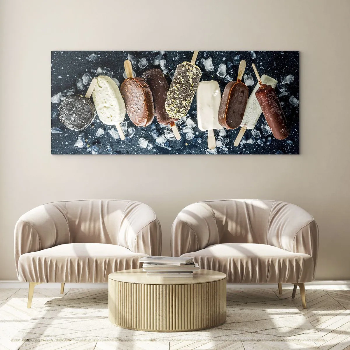 Glasbild - Bild auf glas - Geschmack des heißen Sommers - 100x40 cm
