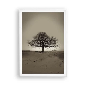 Poster in einem weißen Rahmen - Von hier zu Ewigkeit - 70x100 cm