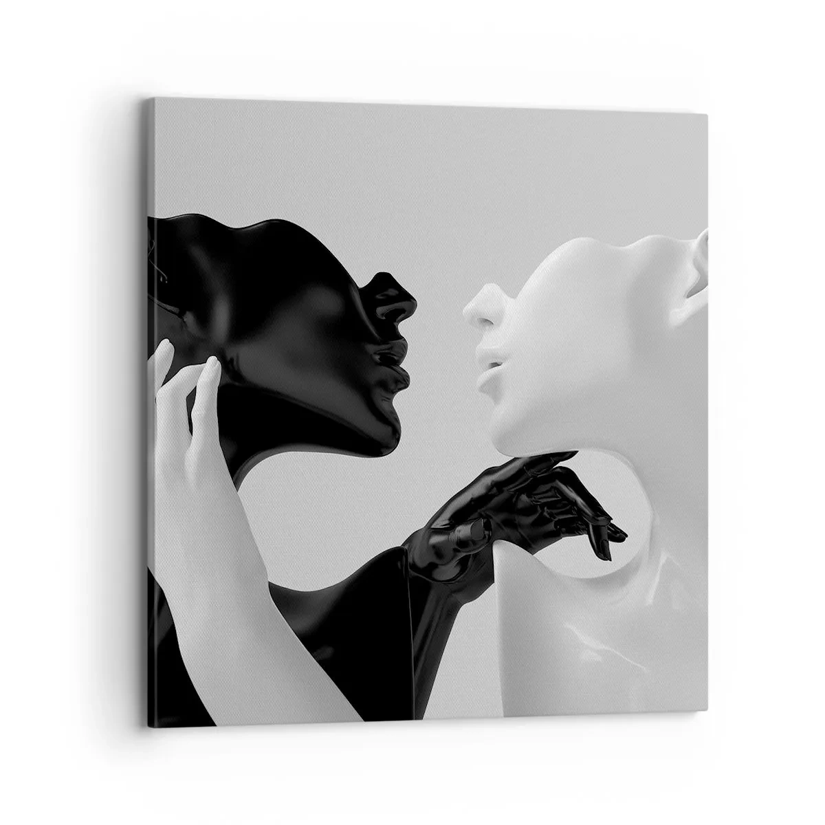 Bild auf Leinwand - Leinwandbild - Anziehung - Begierde - 70x70 cm