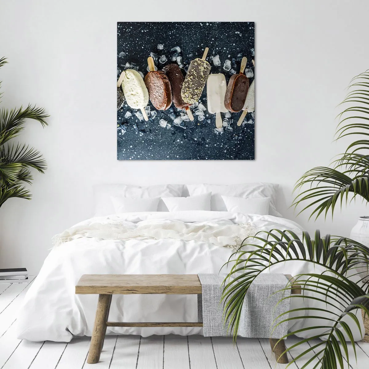 Bild auf Leinwand - Leinwandbild - Geschmack des heißen Sommers - 60x60 cm