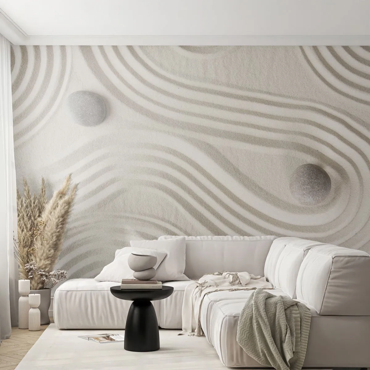 Fototapete Premium Sand - Ein Hauch von Wärme - Abstraktion, Stück, Sand - 500x350 cm