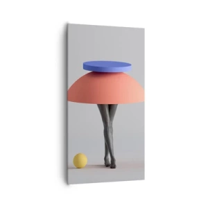 Bild auf Leinwand - Leinwandbild - Surrealistische Komposition - 65x120 cm