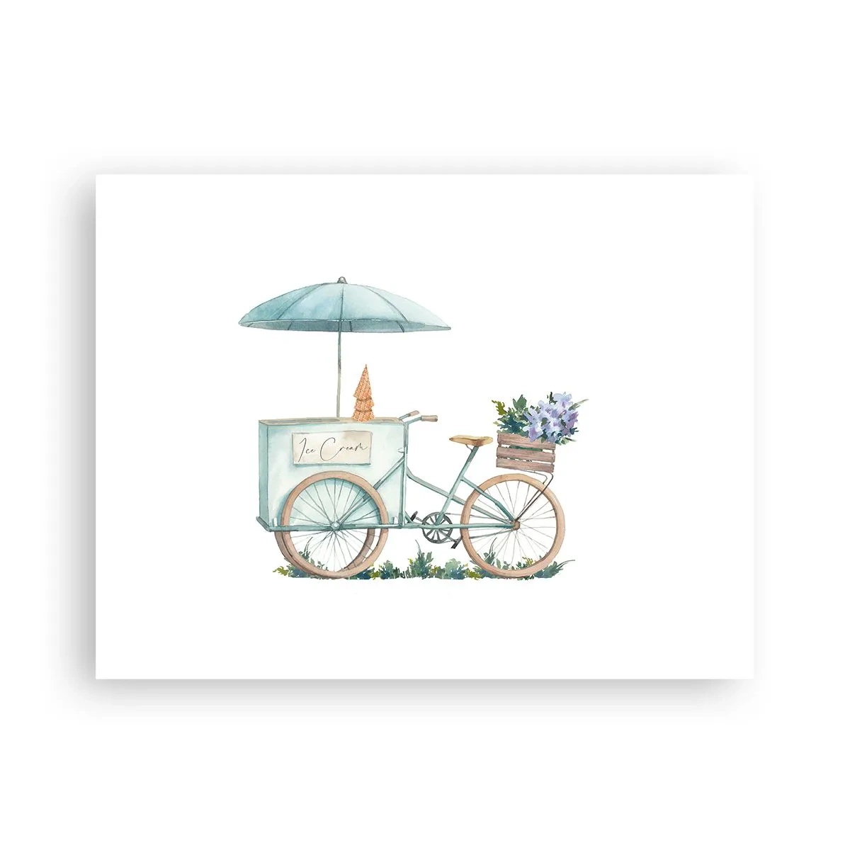 Poster - Süße Erinnerung an den Sommer - 40x30 cm