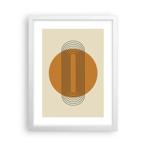 Poster in einem weißen Rahmen - Perfekter Plan - 30x40 cm