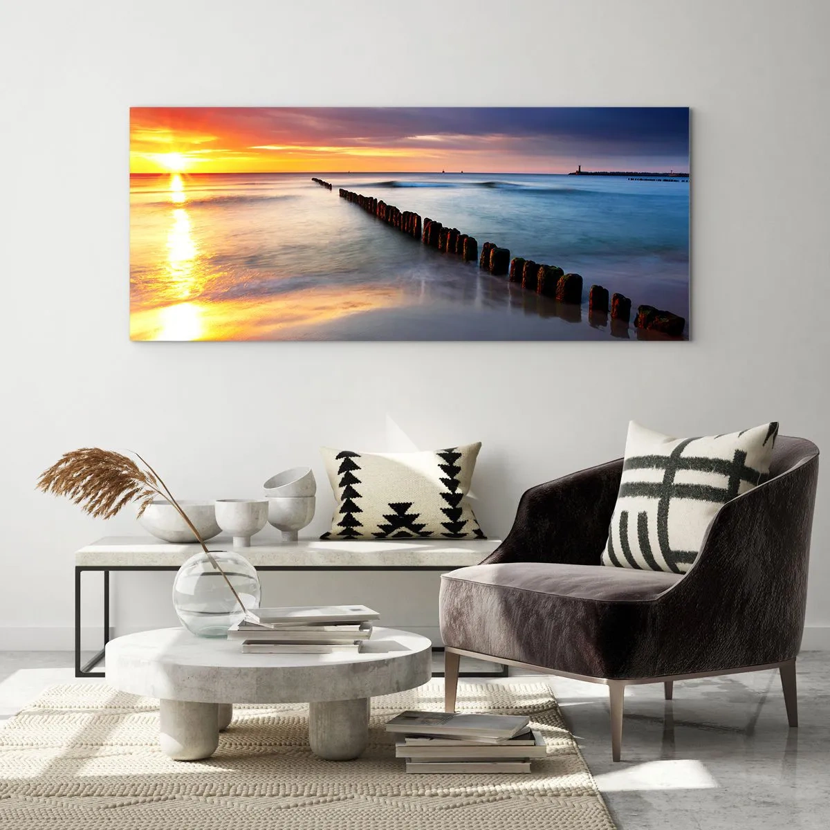 Glasbild - Bild auf glas - Lausche der Stille - 100x40 cm