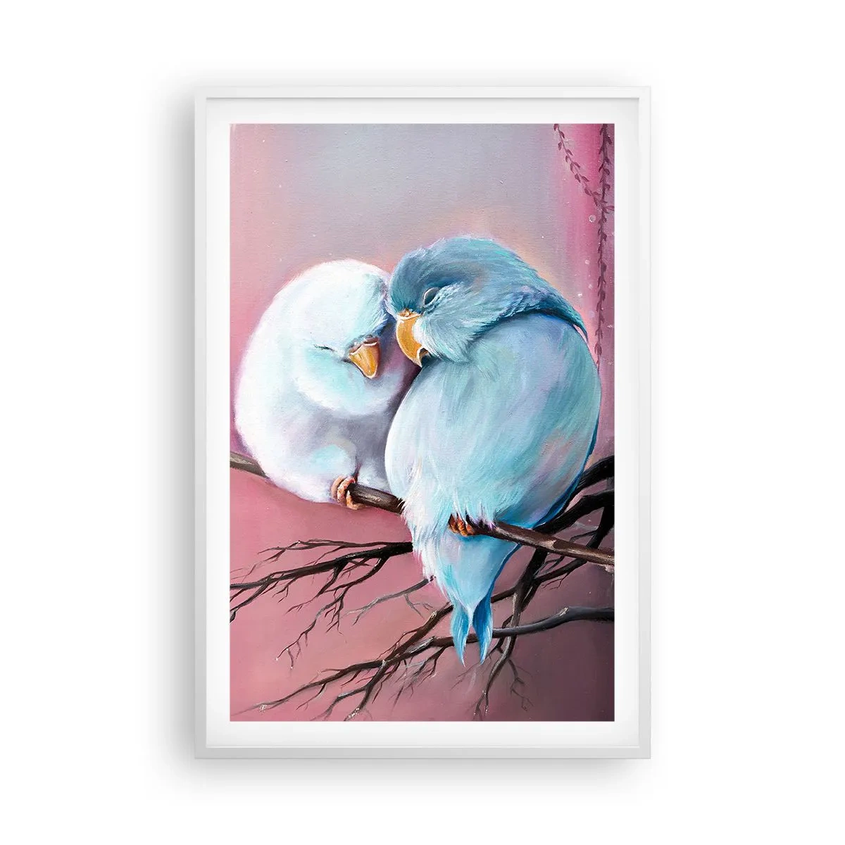 Poster in einem weißen Rahmen - Was kann ich hier hinzufügen? ... - 61x91 cm