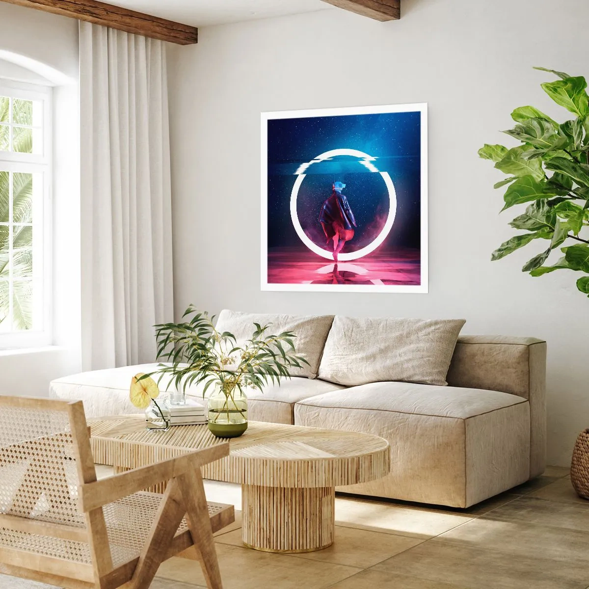 Poster - Zwischen den Welten - 30x30 cm