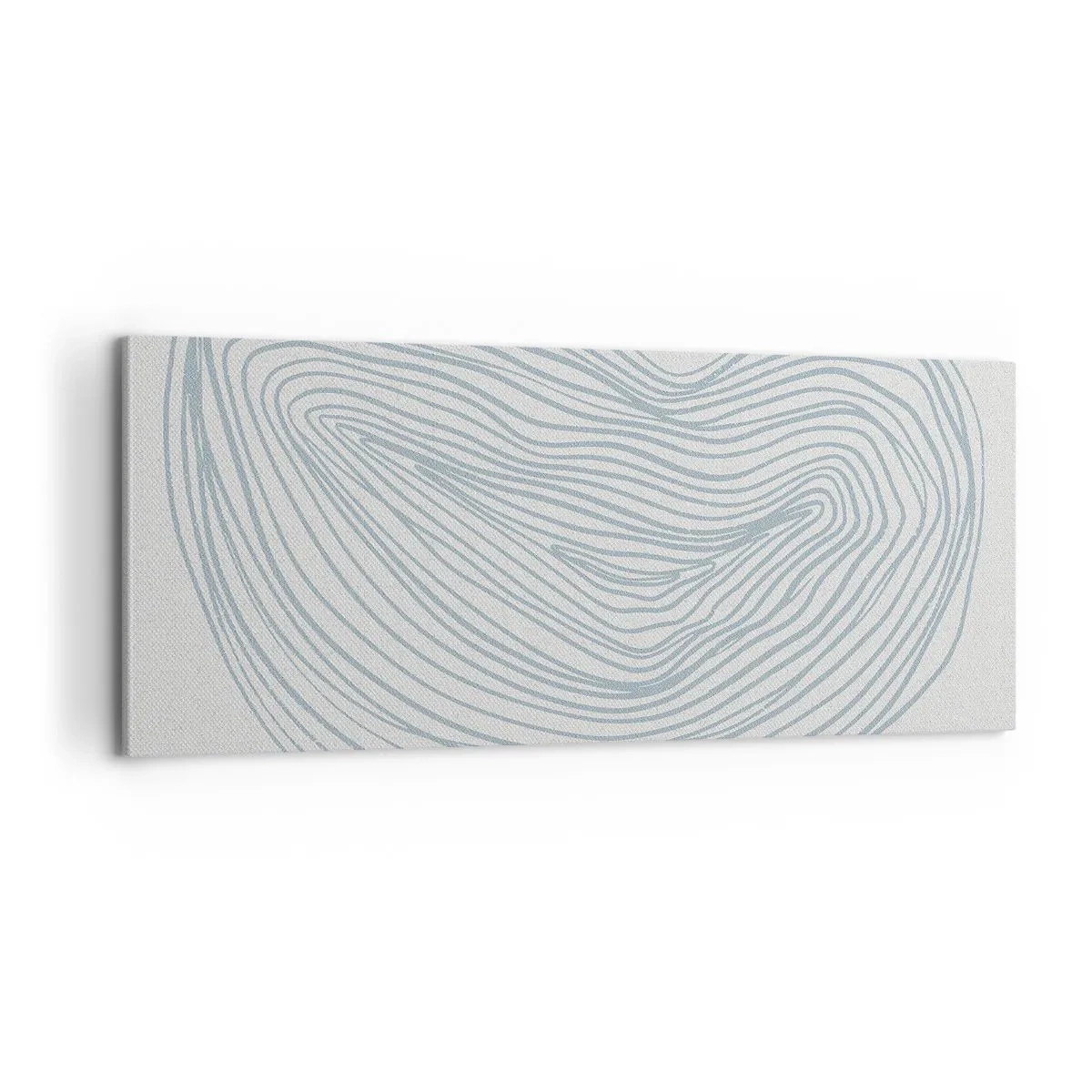 Bild auf Leinwand - Leinwandbild - Das Lächeln der Wassertropfen - 100x40 cm