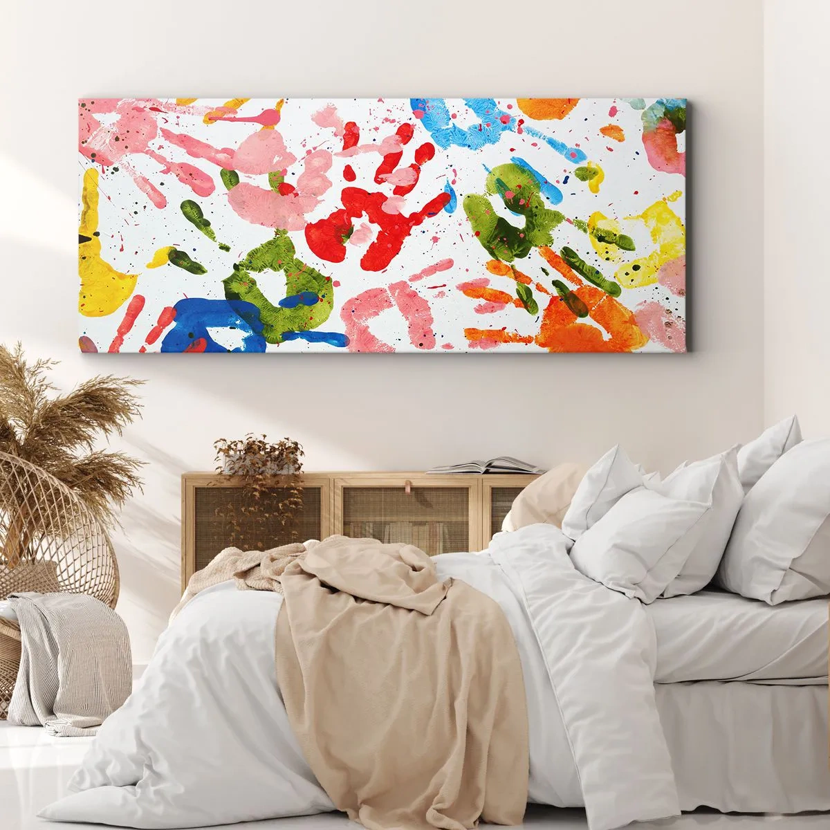 Bild auf Leinwand - Leinwandbild - Folgen Sie den Spuren - 100x40 cm