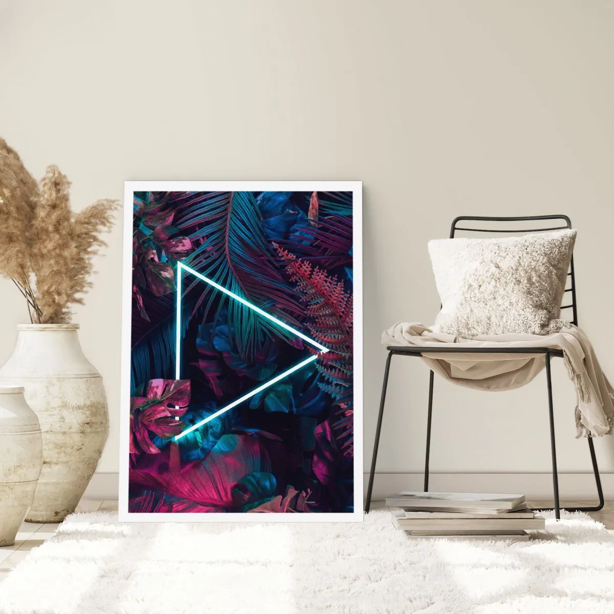 Poster - Garten im Disco-Stil - 30x40 cm