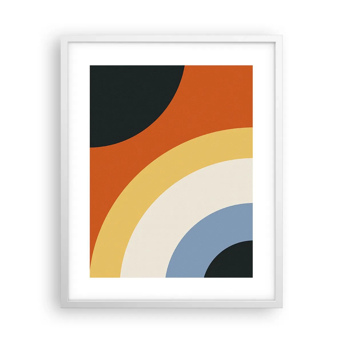 Poster in einem weißen Rahmen - Zu mir selbst - 40x50 cm