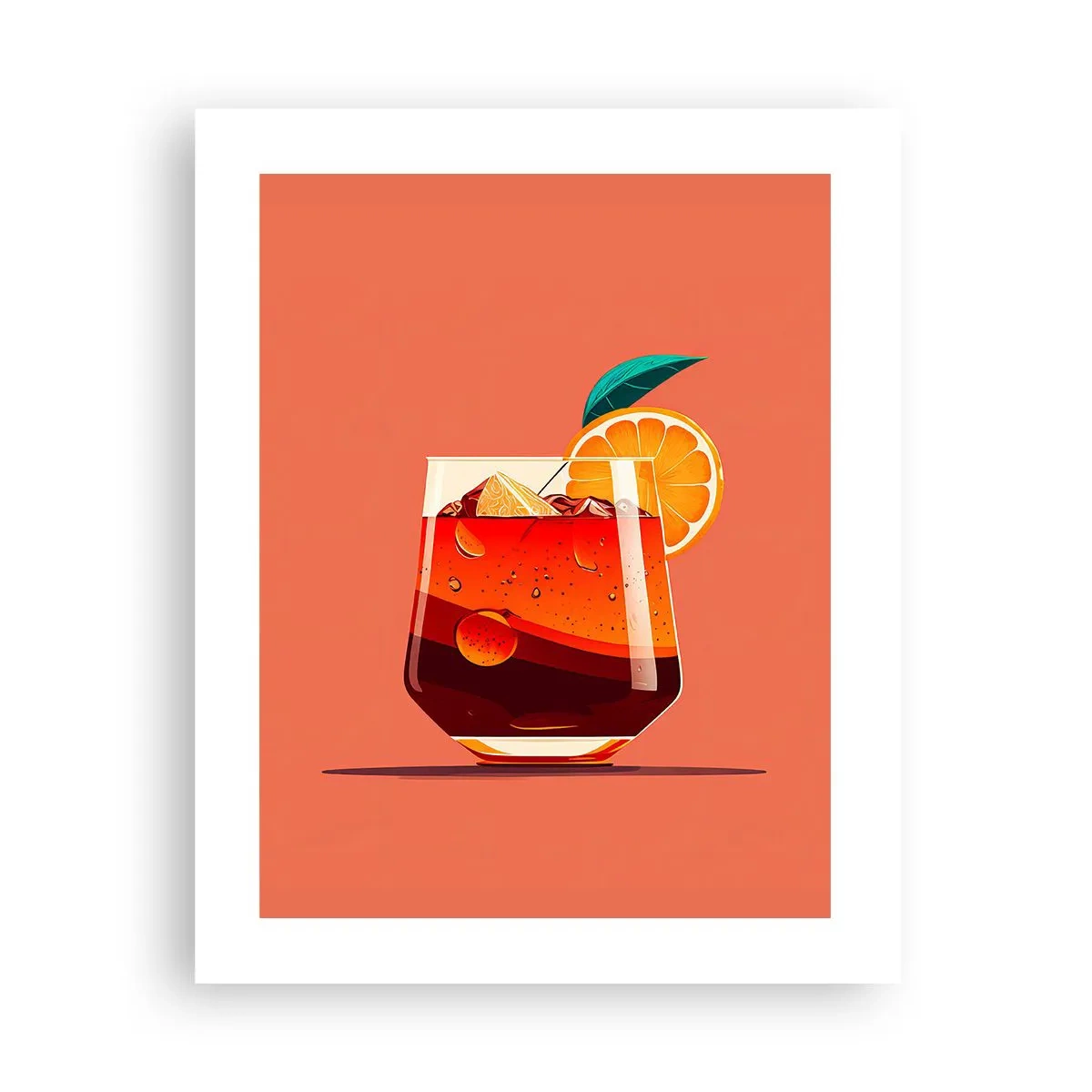 Poster - Sommerliche Erfrischung - 40x50 cm