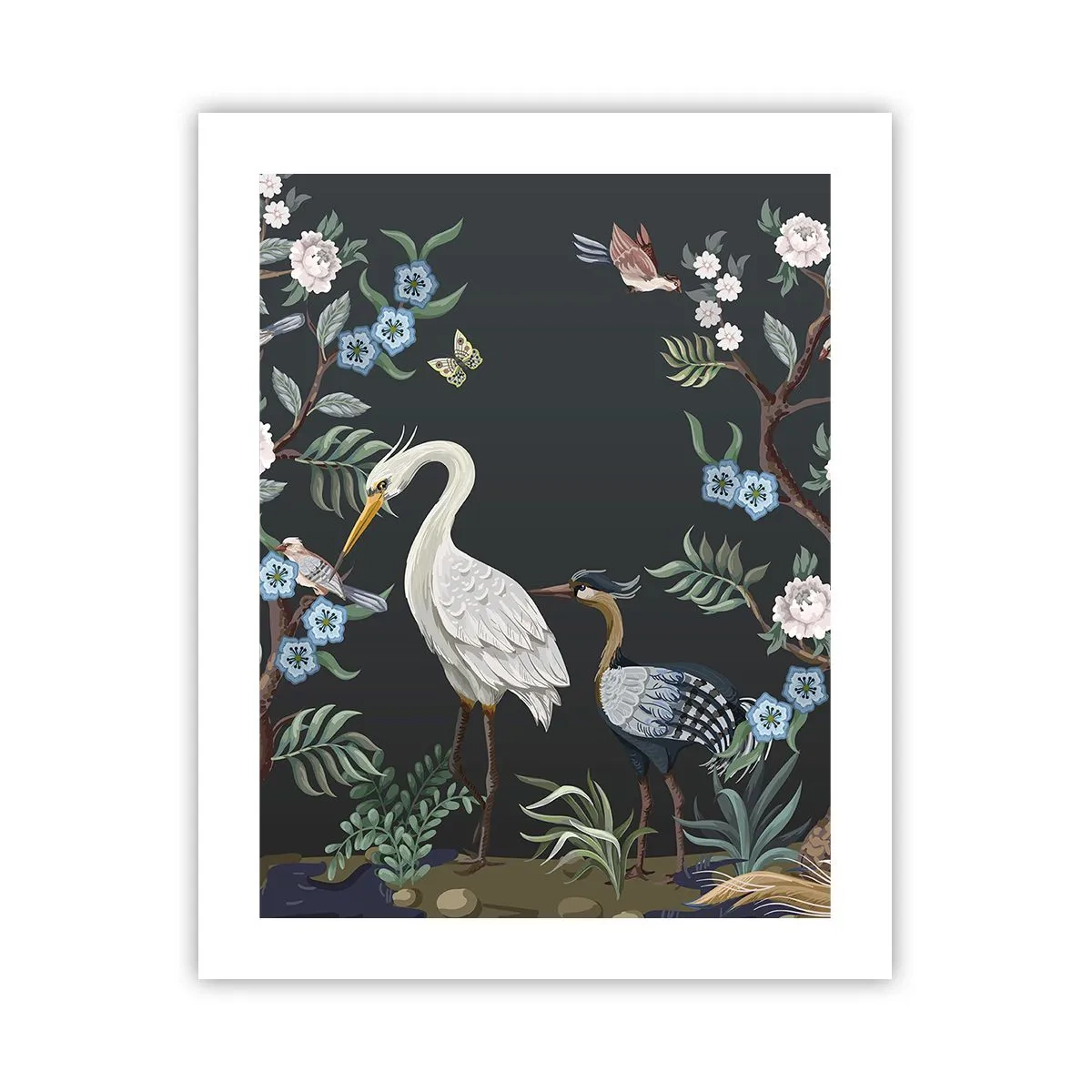 Poster - Vogelparade - 40x50 cm