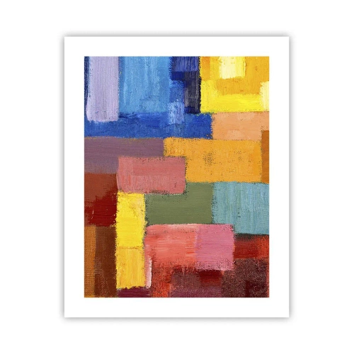 Poster - Jeder ist anders, alle bunt - 40x50 cm