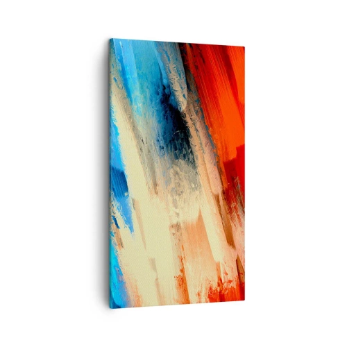 Bild auf Leinwand - Leinwandbild - Eine Kaskade von Farben - 45x80 cm