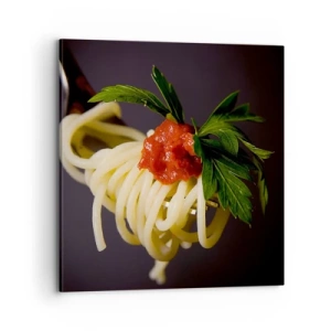 Bild auf Leinwand - Leinwandbild - Ein leckerer Bissen - 70x70 cm