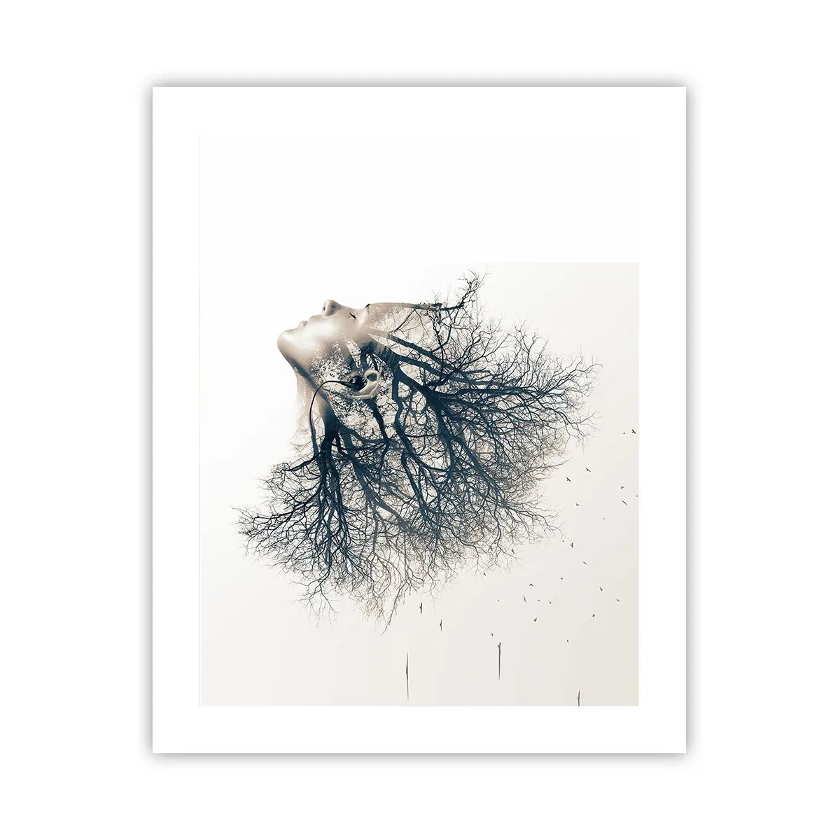 Poster - Dem Rauschen der Bäume lauschen - 40x50 cm