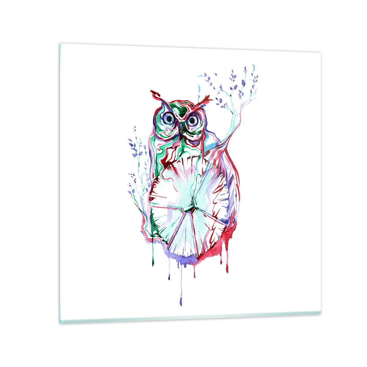 Glasbild - Bild auf glas - Von Natur aus klug - 70x70 cm