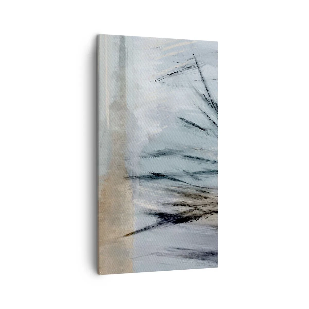 Bild auf Leinwand - Leinwandbild - Winterfelder - 45x80 cm