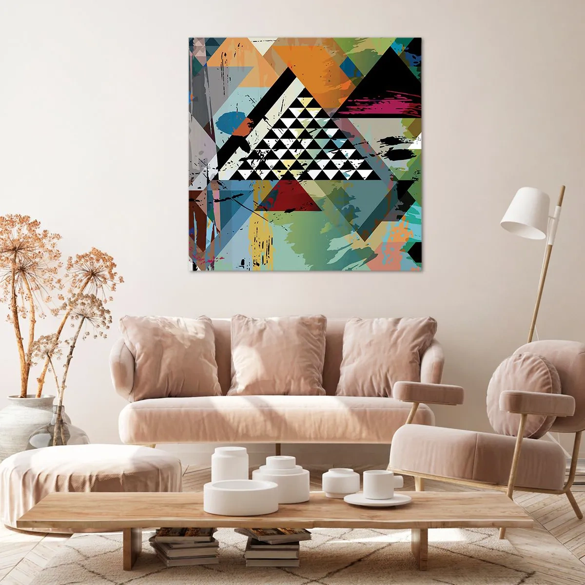 Bild auf Leinwand - Leinwandbild - Wie einfach ist es - 40x40 cm