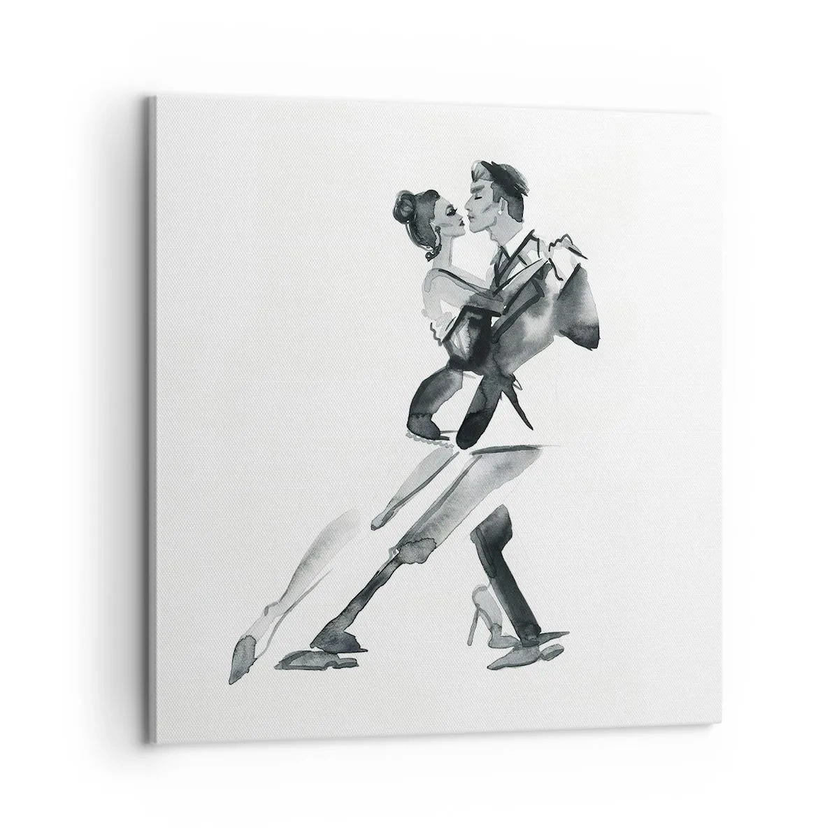 Bild auf Leinwand - Leinwandbild - In einem Schlag - 60x60 cm