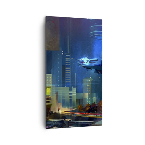 Bild auf Leinwand - Leinwandbild - In naher Zukunft - 45x80 cm