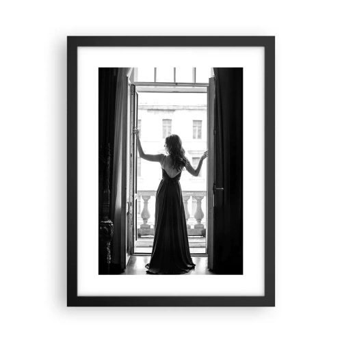 Poster in einem schwarzem Rahmen - Im großen Stil - 30x40 cm