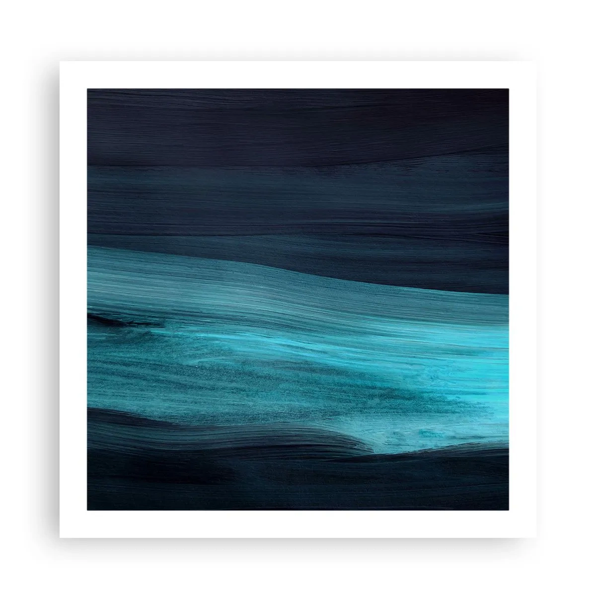 Poster - Gehen Sie mit dem Strom - 60x60 cm