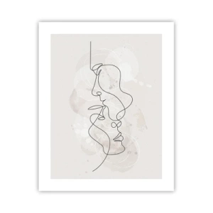 Poster - Verstrickt in eine Umarmung - 40x50 cm