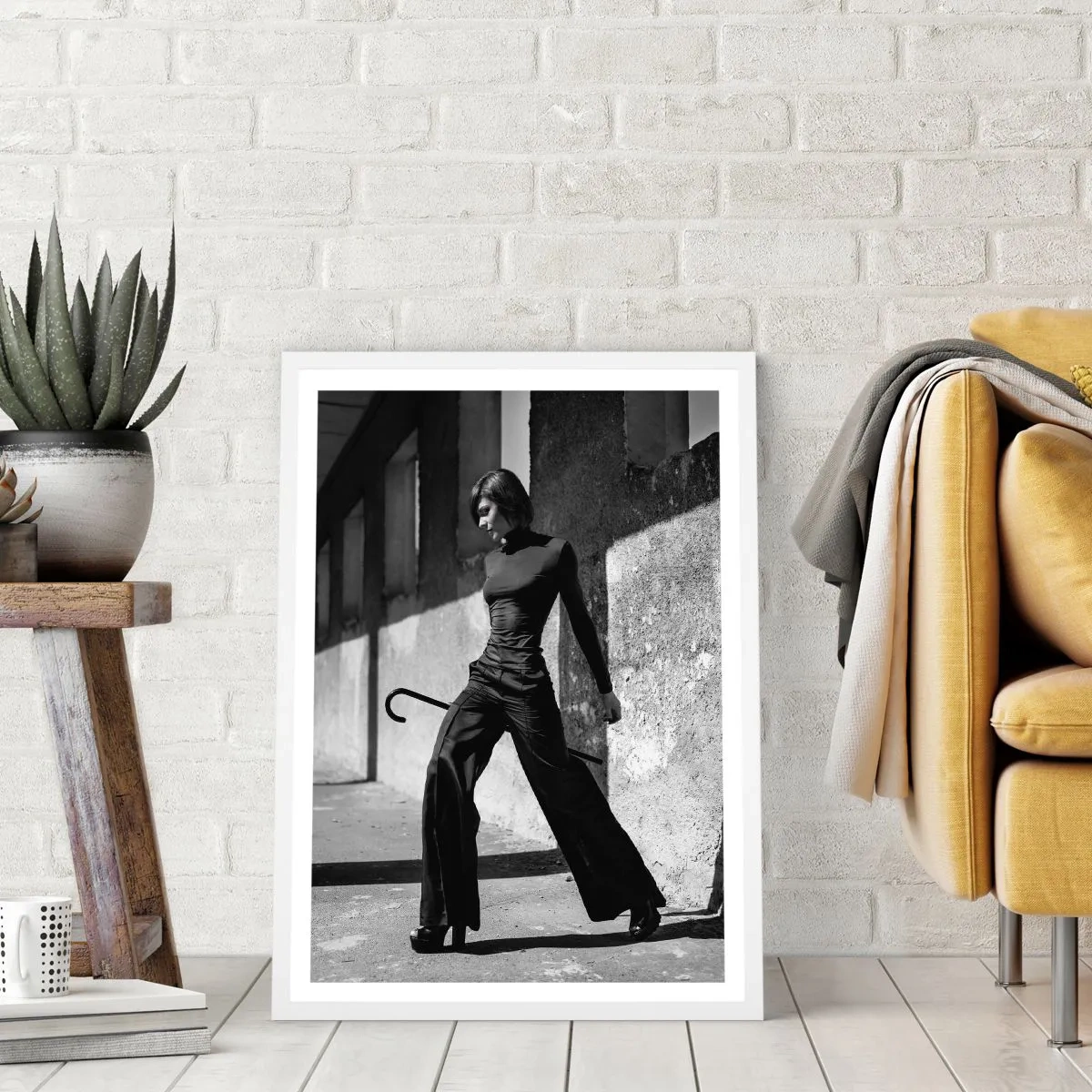 Poster in einem weißen Rahmen - Urbane Eleganz - 30x40 cm