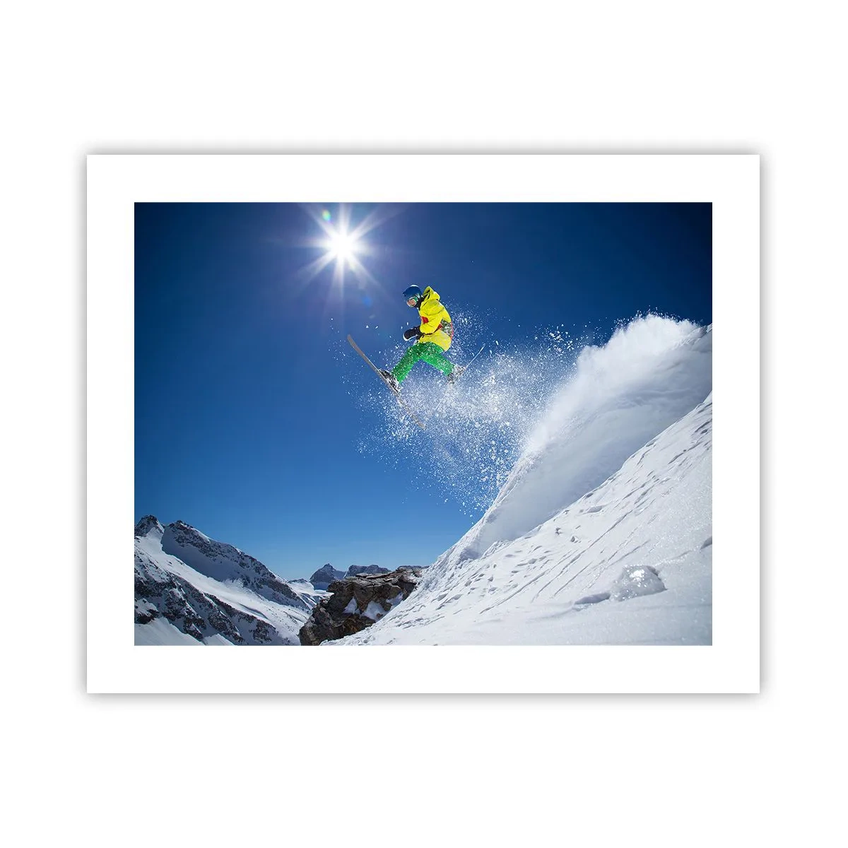 Poster - Tanzen mit den Bergen - 50x40 cm