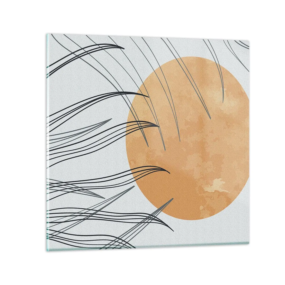 Glasbild - Bild auf glas - Immer der Sonne entgegen - 50x50 cm