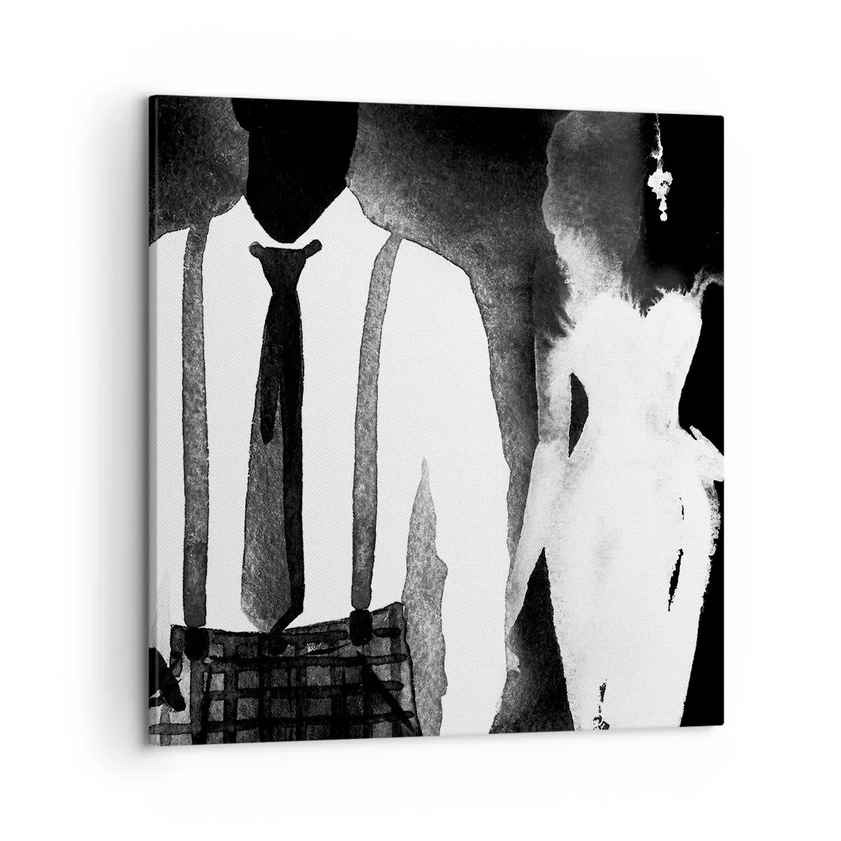 Bild auf Leinwand - Leinwandbild - In Noir-Atmosphäre - 50x50 cm