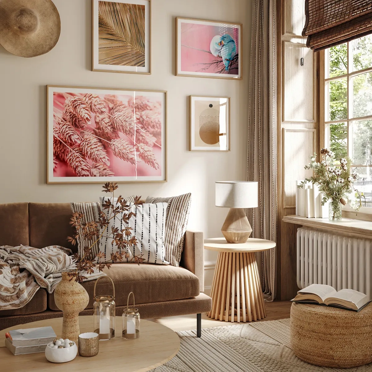 Scandi & nature - Inspiration für das Wohnzimmer