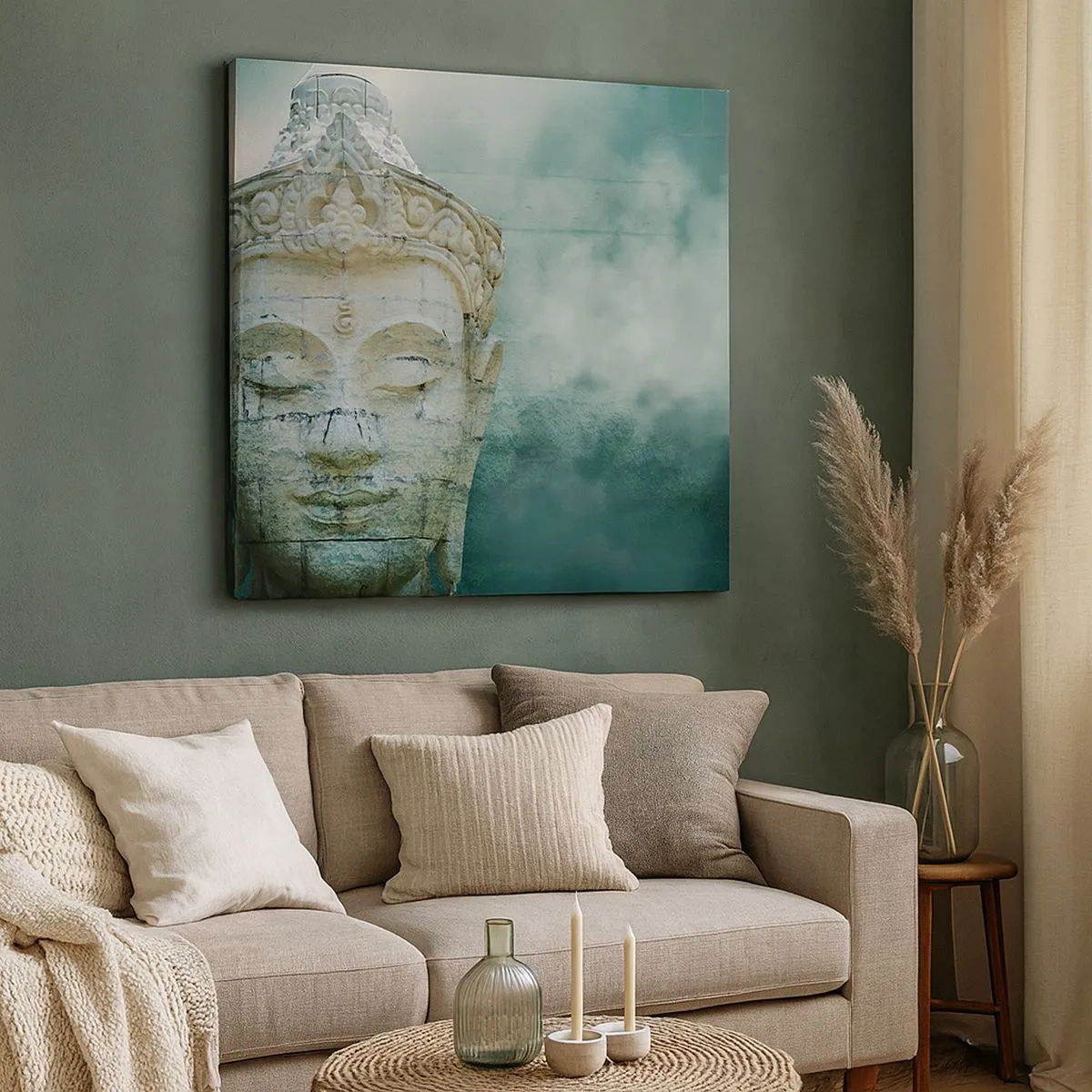 Bild auf Leinwand - Leinwandbild - Auf der Suche nach dem Licht - 30x30 cm