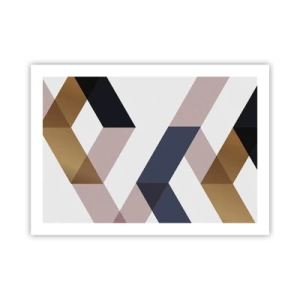 Poster - Ebenen und Winkel - 70x50 cm