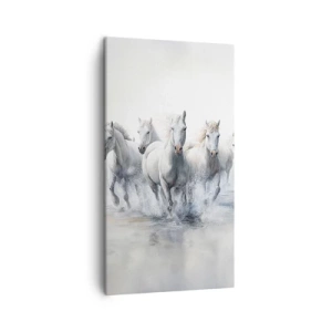 Bild auf Leinwand - Leinwandbild - Weiße Magie - 45x80 cm