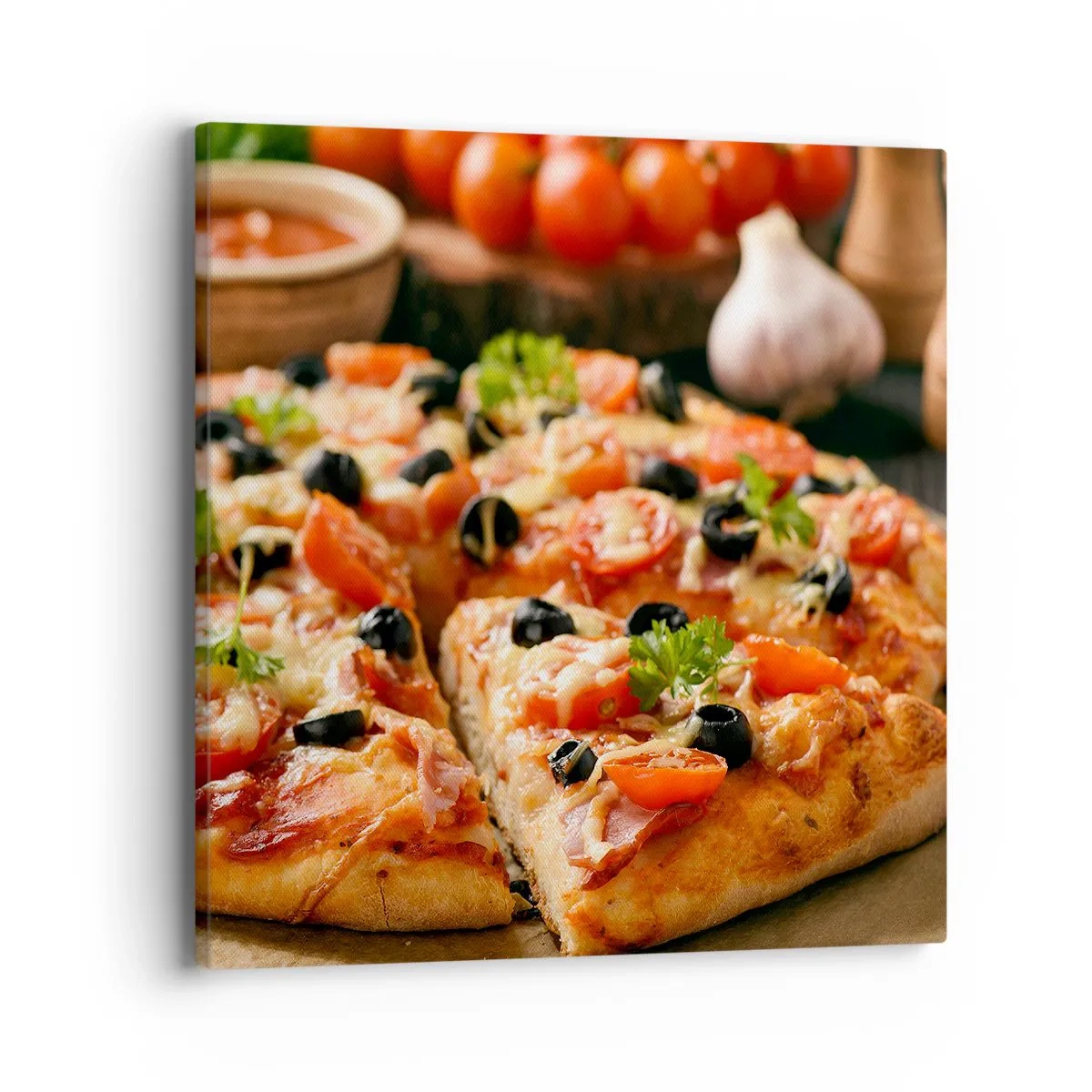 Bild auf Leinwand - Leinwandbild - Du bist schon wieder davongekommen - 40x40 cm