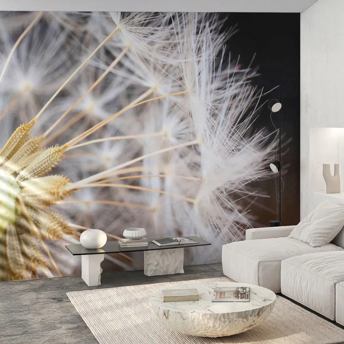 Fototapete Standard Eco - Kurz vor dem Abflug - Blume, Anlage, Natur - 400x280 cm