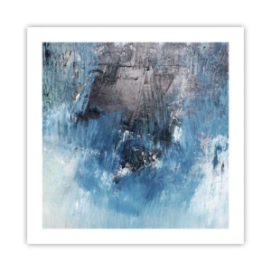 Poster - Rhapsodie in Blau - 50x50 cm