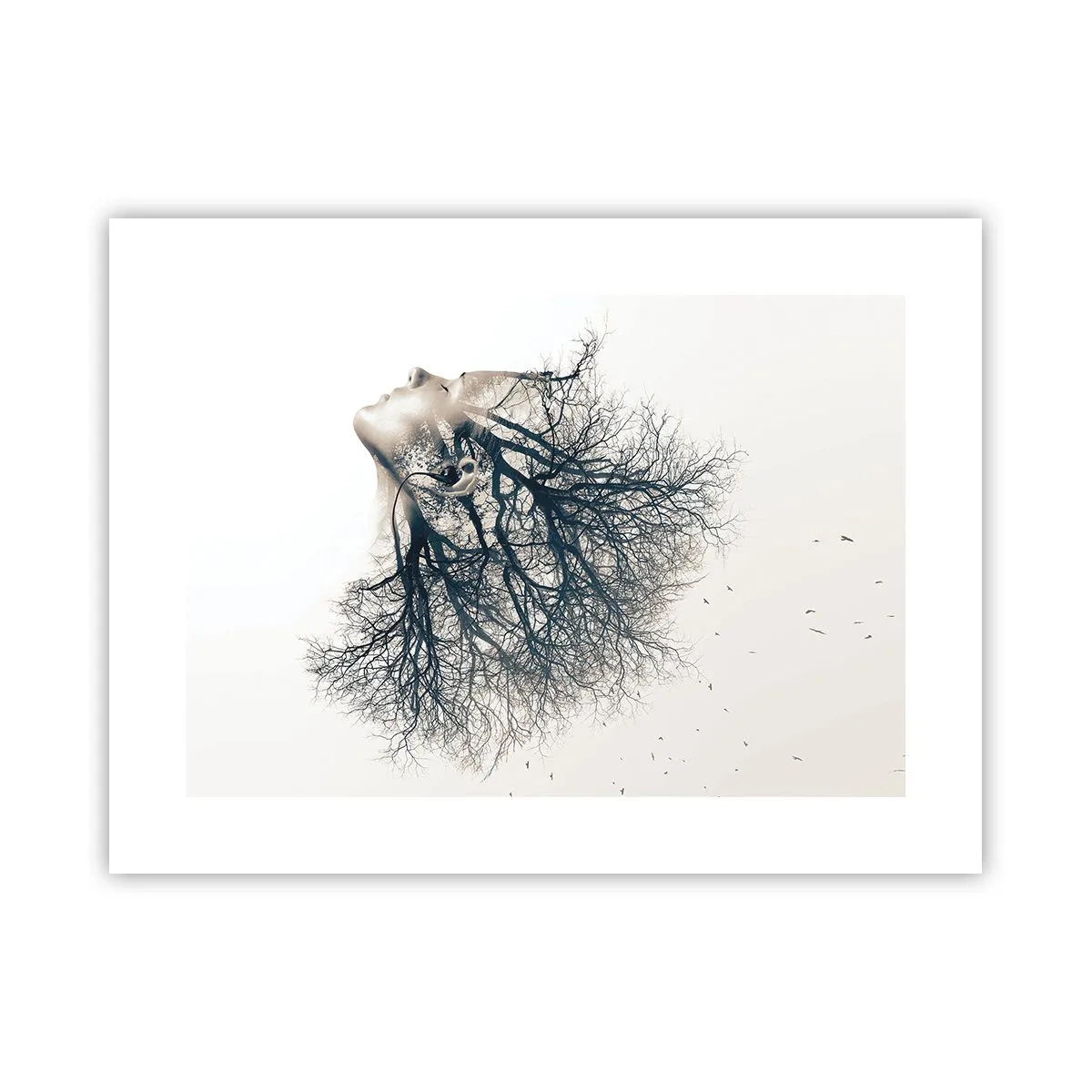 Poster - Dem Rauschen der Bäume lauschen - 40x30 cm