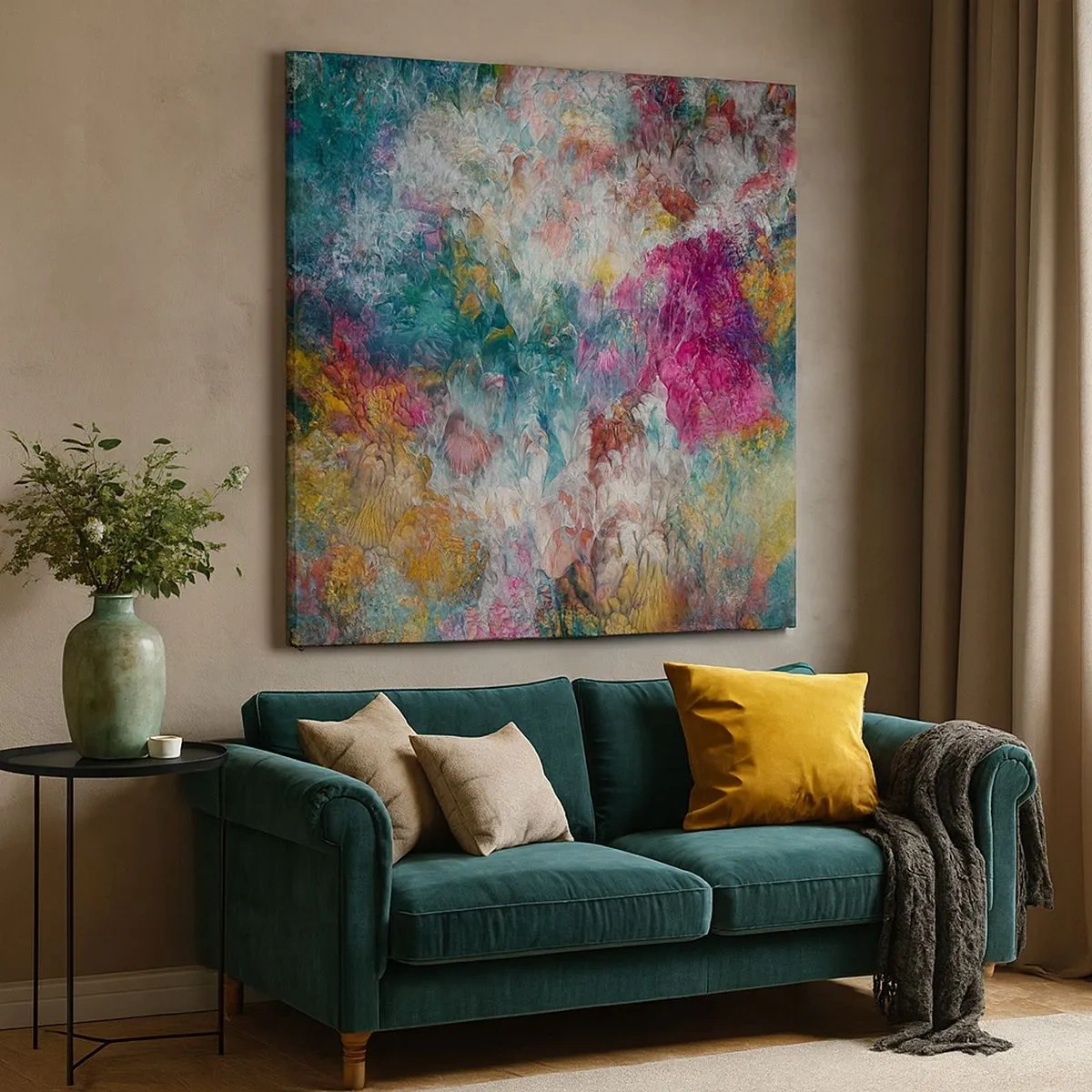 Bild auf Leinwand - Leinwandbild - In voller Blüte - 30x30 cm