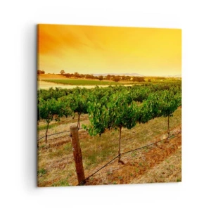 Bild auf Leinwand - Leinwandbild - Holen Sie sich einen Drink von der Sonne - 60x60 cm