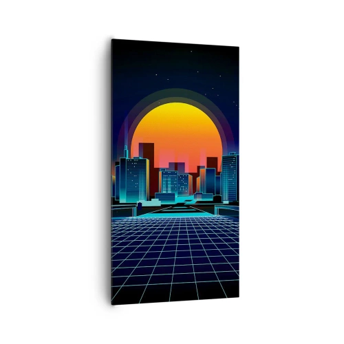 Bild auf Leinwand - Leinwandbild - Willst du immer noch zu Real gehen? - 65x120 cm