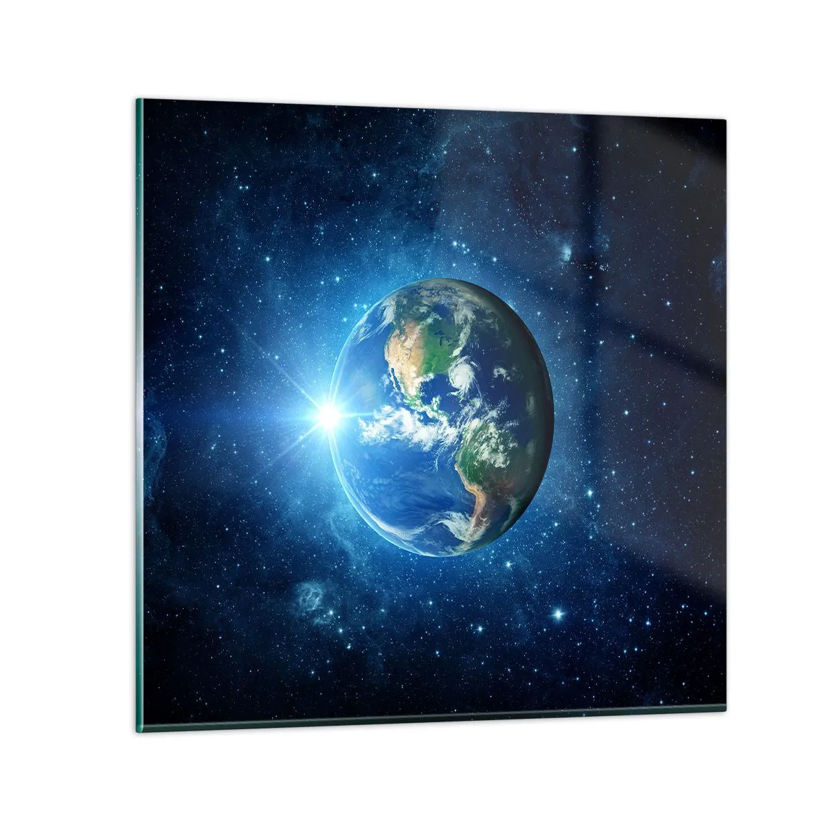 Glasbild - Bild auf glas - Wir sind im Himmel - 30x30 cm