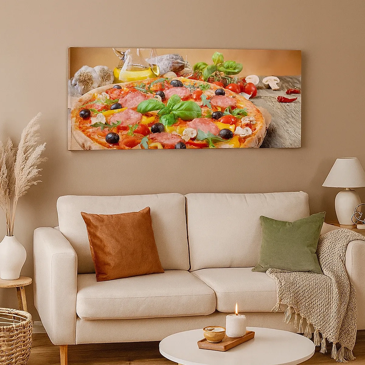 Bild auf Leinwand - Leinwandbild - Mit echtem italienischem Flair - 30x30 cm