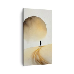Bild auf Leinwand - Leinwandbild - Immer sehnsüchtig - 45x80 cm