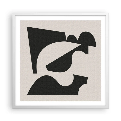 Poster in einem weißen Rahmen - Zum Selbstbauen - 60x60 cm